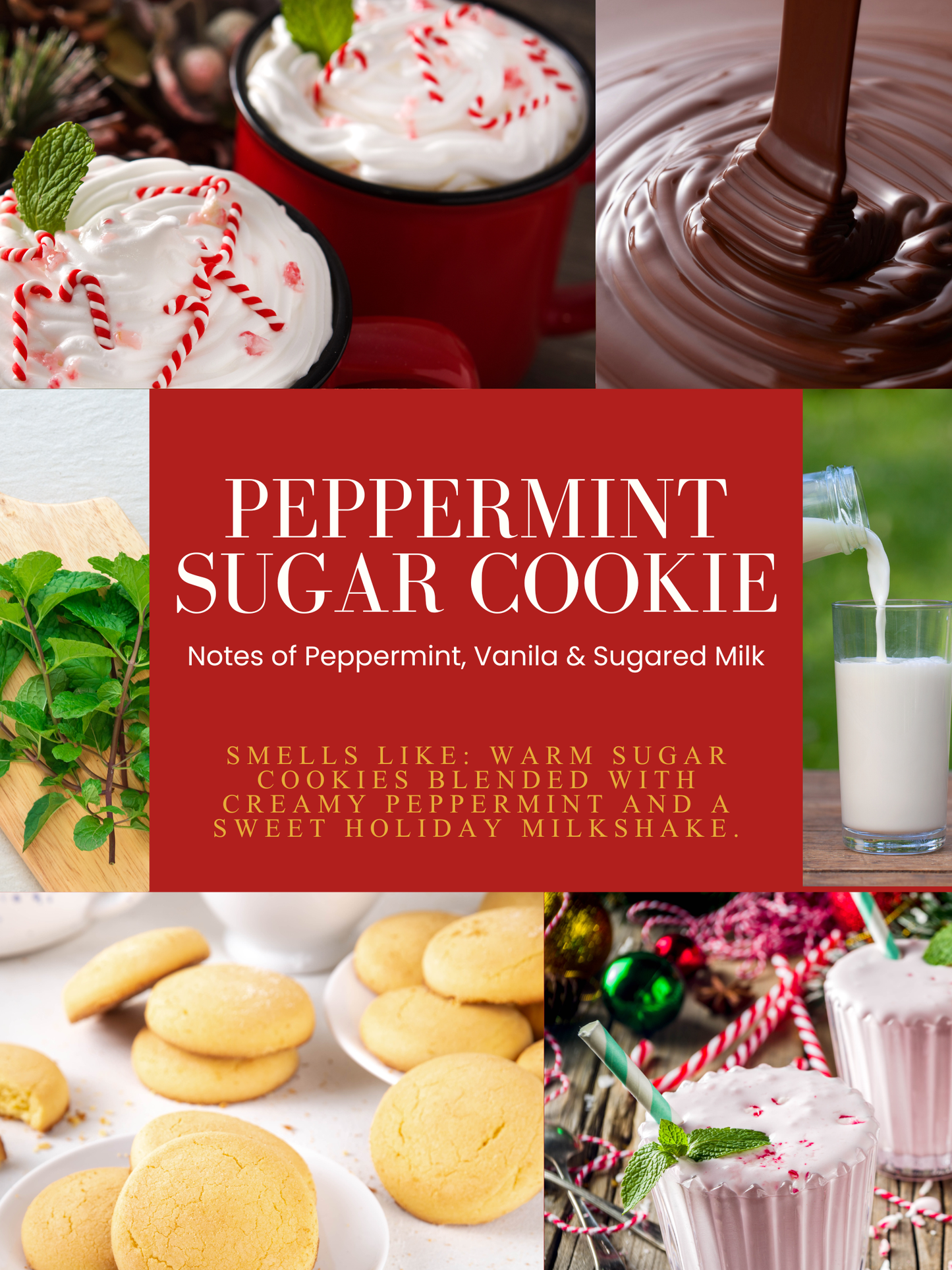 Peppermint Sugar Cookie | Peppermint + Vanilla + Sugared Milk