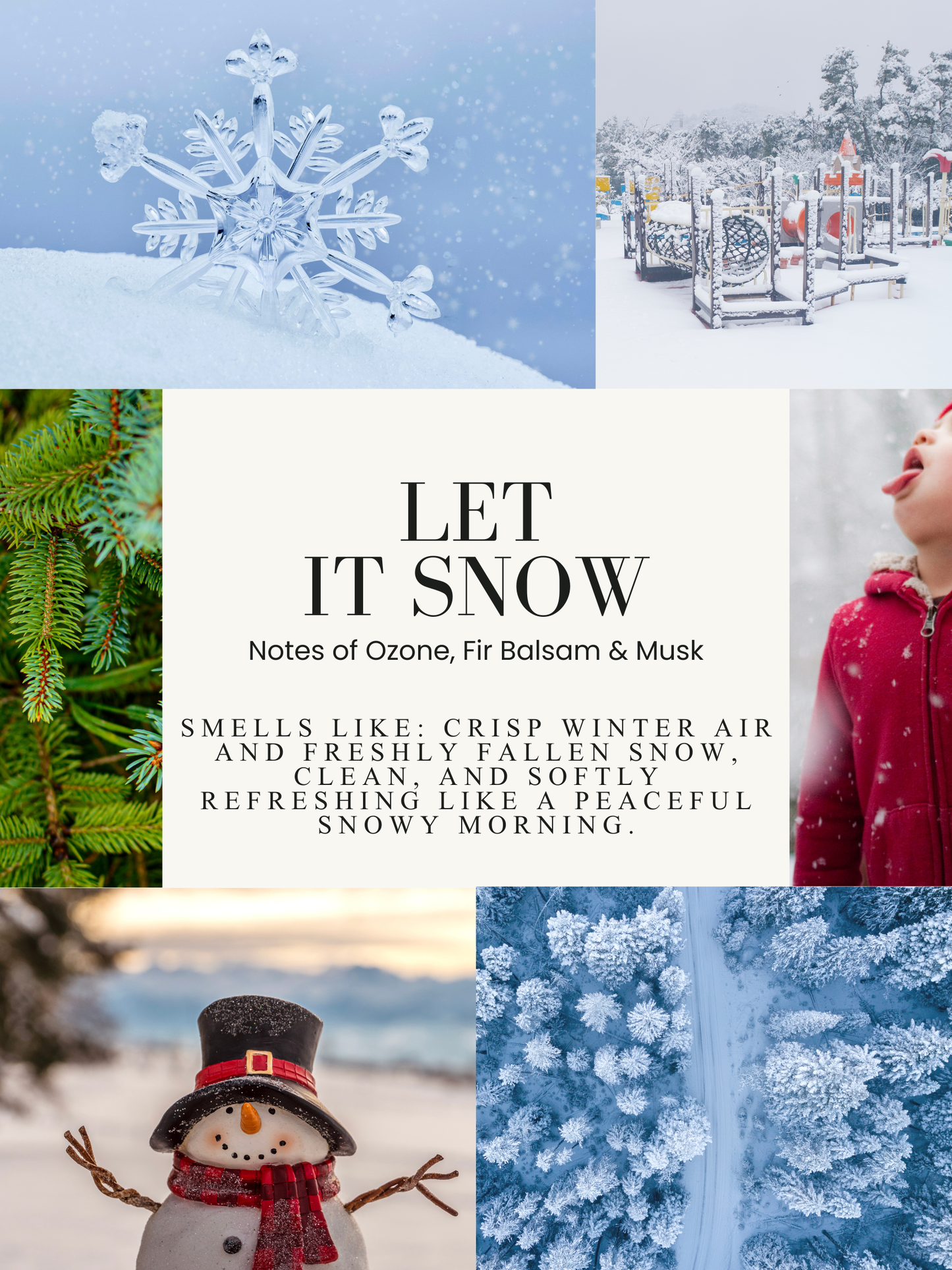 Let it Snow - Amber Jar