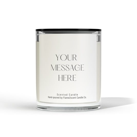 Personalized Label Candle