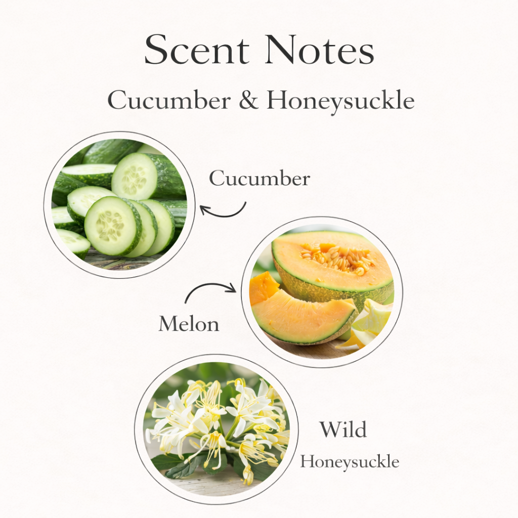 Cucumber & Honeysuckle - Spring Candle