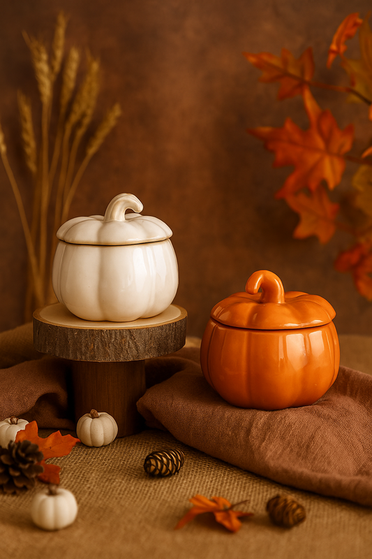 Pumpkin Pair Bundle – Cashmere & Berry Waffle
