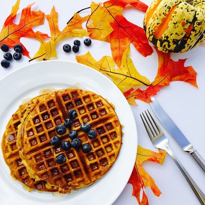 Pumpkin Berry Waffle - Ceramic Pumpkin Candle 