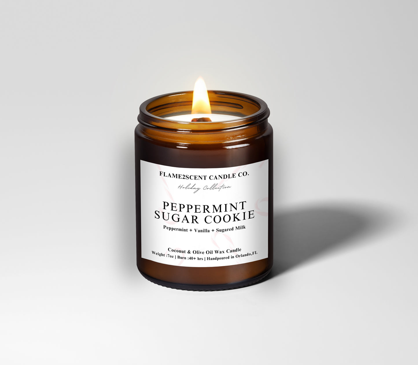 Peppermint Sugar Cookie - Amber Jar