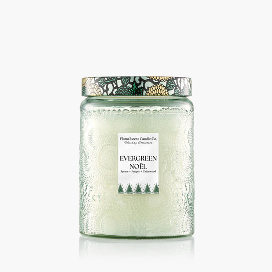 Evergreen Noël Candle | Spruce + Juniper + Cedarwood
