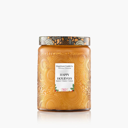 Happy Holidays | Mandarin + Cinnamon + Cashmere