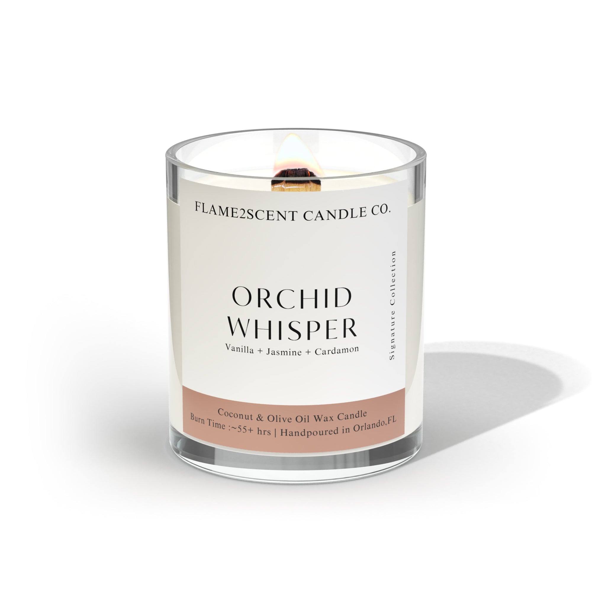 Orchid Whisper Candle | Vanilla + Jasmine + Cardamon