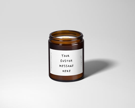 Candle Custom Gift - Personalized Candle Label