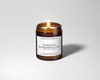 Toasted Marshmallow Candle || Vanilla + Sugar + Cedarwood